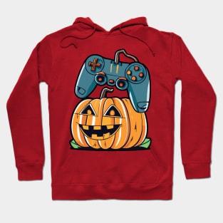 Halloween Jack O Lantern Gamer Boys Kids Men Funny Halloween Hoodie